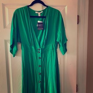 Forever 21 long green dress